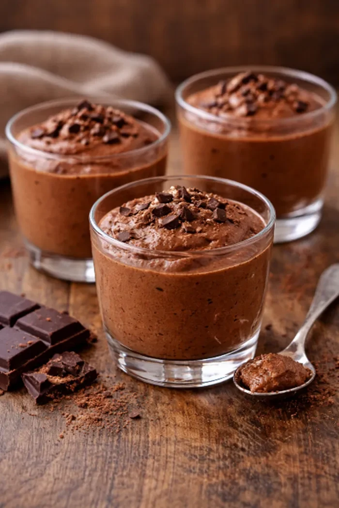 Sugar-free chocolate mousse